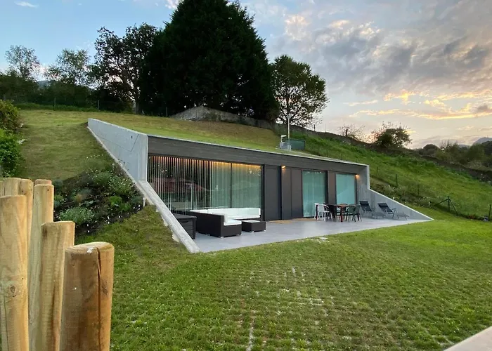 La Casa De Hierba - De Diseno Con Jardin Y Wifi Cerca De Playas De Villa