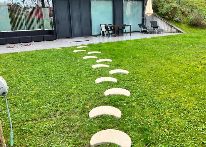 La Casa De Hierba - De Diseno Con Jardin Y Wifi Cerca De Playas De Villa