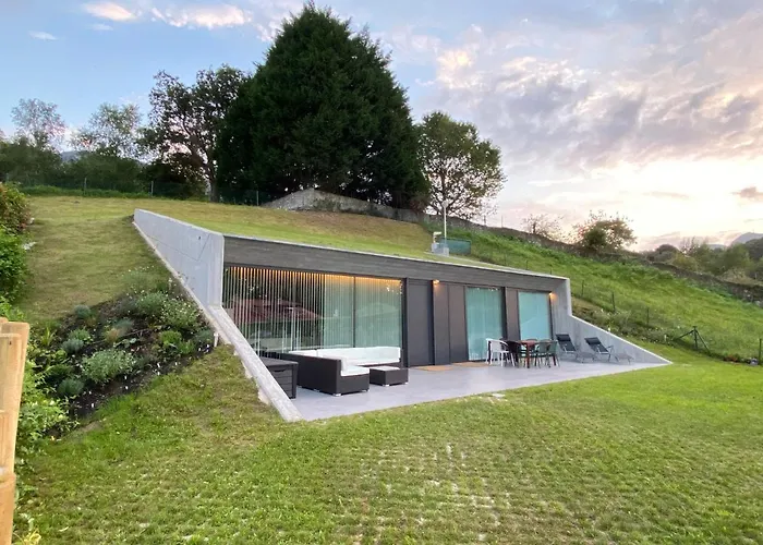 Villa La Casa De Hierba - De Diseño Con Jardín Y Wifi Cerca De Playas De